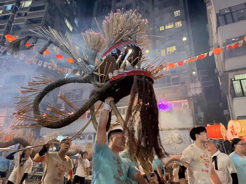 The Fire Dragon of Mid-Autumn Festival in Tai Hang